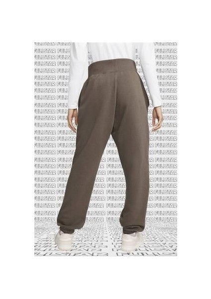 Phoenix Fleece High Waisted Oversized Kadın Eşofman Altı Kahverengi fiyatları