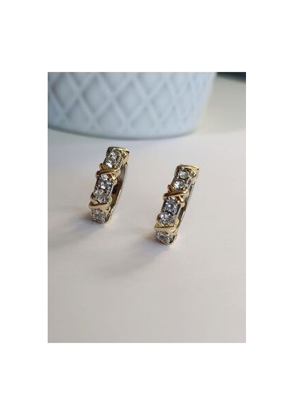 Zirkon Taşlı Tiff Co Model Kararmaz Küpe modelleri