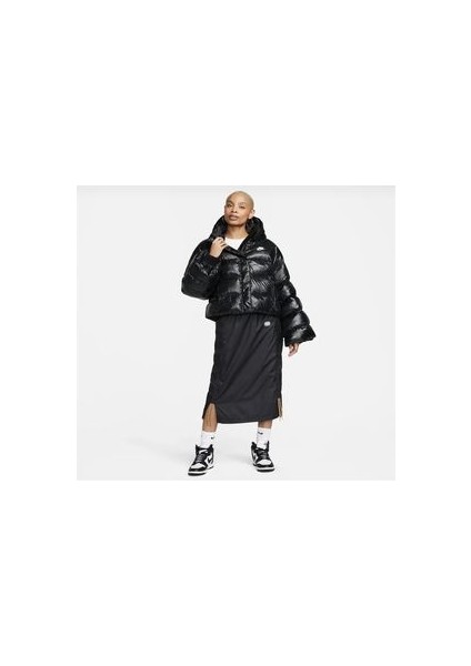 Sportswear Therma-Fıt Syntetic-Fill City Hoodie Kadın Siyah Ceket modelleri