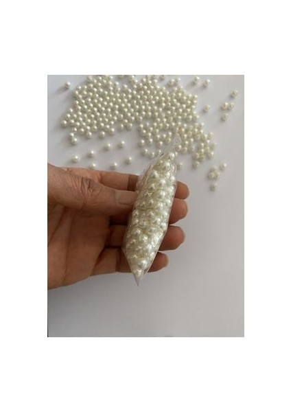 Oya, Abiye, Havlu, Takı ve Çeyizlik El Işleme Plastik Inci. No:6. Krem. modelleri