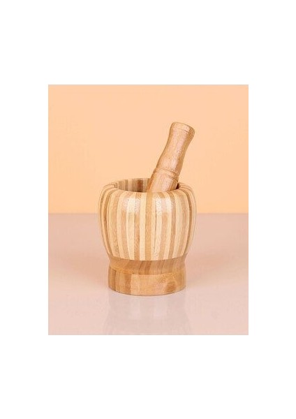 Bambu Havan, Doğal Bambu Sarımsak Ezeceği, Lüx Bambu Havan