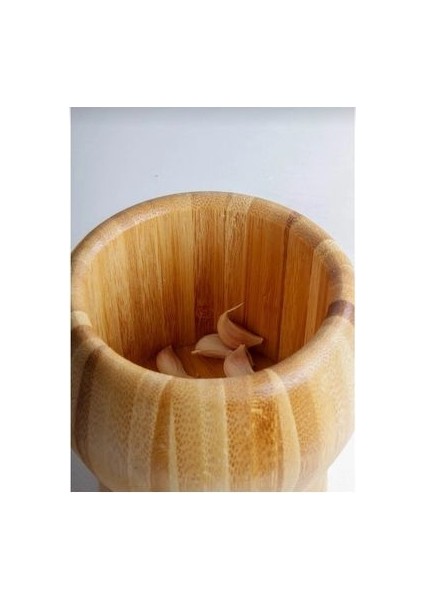 Bambu Havan, Doğal Bambu Sarımsak Ezeceği, Lüx Bambu Havan indirimleri