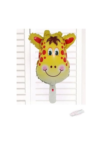 Retro Safari Tema Kahve Tonları Balon Seti Orman Hayvanları Zürafa Maymun Krem Rakam Folyo Balon indirimleri