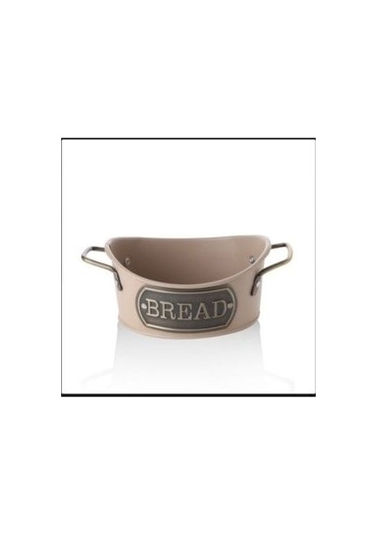 Metal Gondol Krem Ekmek Sepeti