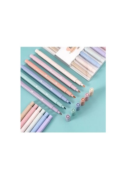Morandi Çift Uçlu Ultra Soft Pastel Fosforlu Kalem Seti