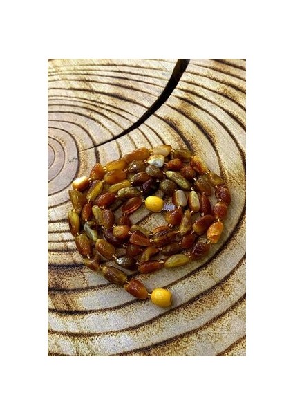 Diş Kesim Orijinal Eski Damla Kehribar Kolye modelleri
