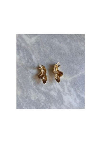 Yeni Sezon Gold Botte Sarmal Küpe modelleri