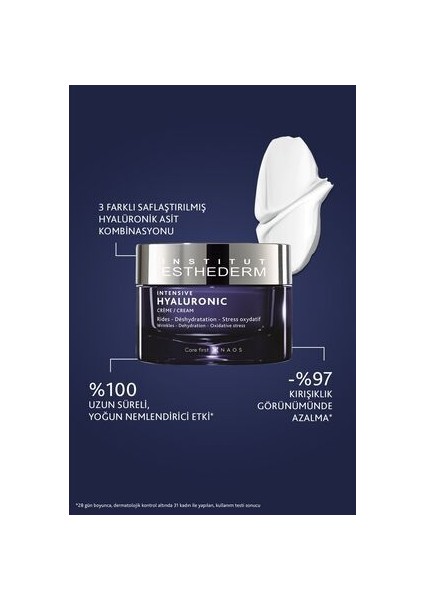 Intensive Hyaluronic Cream Fine Lınes And Skin Brightening Face Care Cream 50 ml fiyatları
