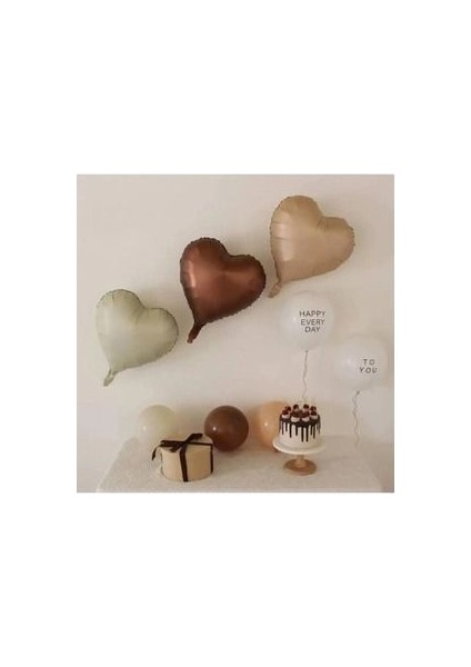 3 Üç Yaş Retro Doğum Günü Seti Krem 3 Rakam Folyo, Banner, Kalp Folyo ve Lateks Balon Retro Renkler fiyatları