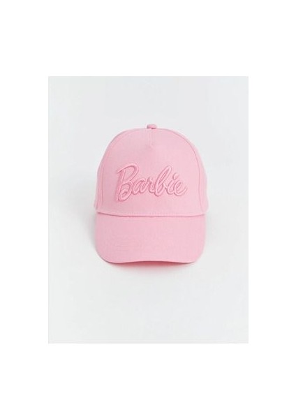 Barbie Nakışlı Kız Çocuk Kep Şapka