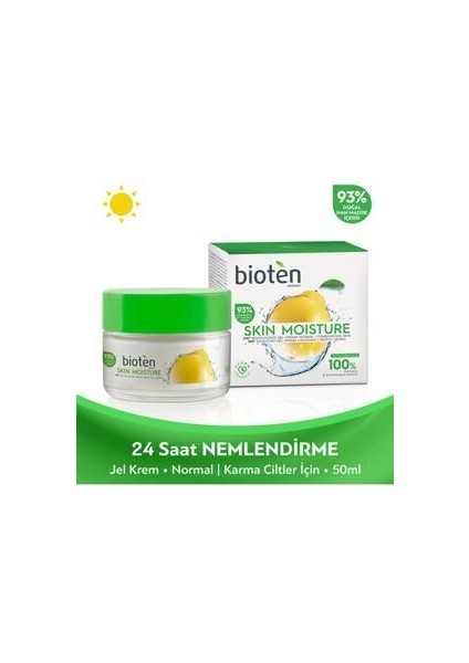 Skin Moisture 24H Skin Brightening Gel Cream Normal - Combination Skin - 50 ml