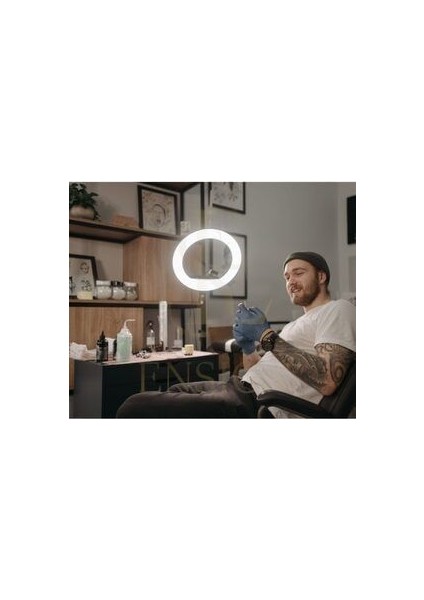 Youtuber Makyaj Güzellik Kauför Ring Lıght 18 Inç Kumandalı 2 1 Mt tripod fırsatları