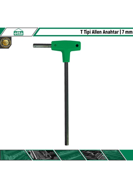 T Tipi Allen Anahtar 7 mm