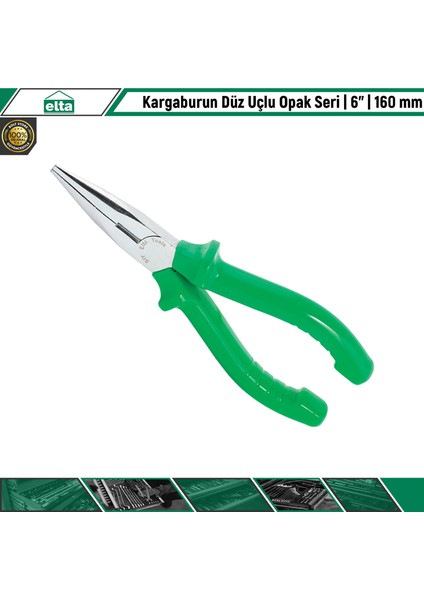 Kargaburun Düz Uçlu Opak Seri 6" 160 mm