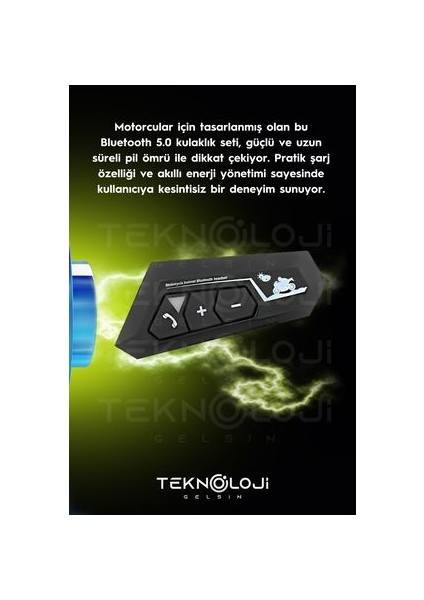 Kask Kulaklığı Intercom Bluetooth Mikrofonlu Kasklar Ile Uyumlu Motosiklet Kulaklığı Gürültüengellme