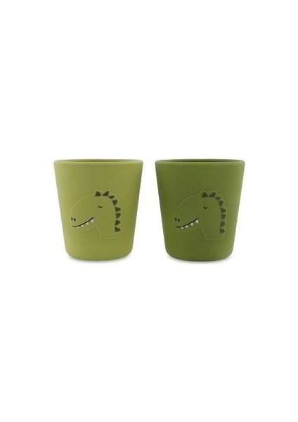 Sılıcone Cup 2 Mr.dino - 2'li Silikon Bardak
