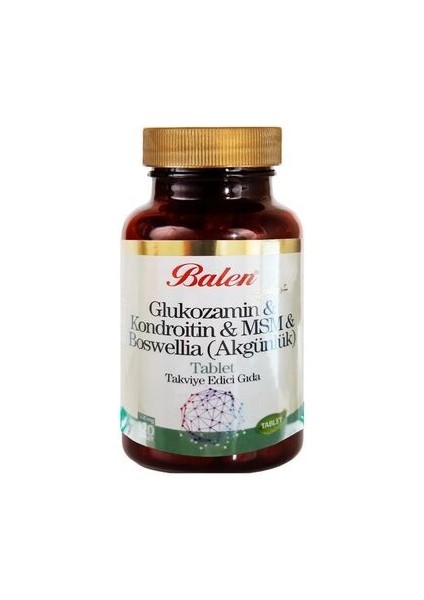 Glukozamin Kondroitin Msm Boswelia 1200 Mg 120 Tablet