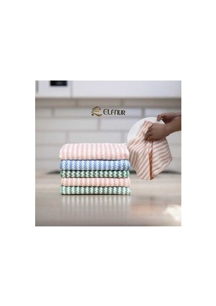 ( 3 Adet ) Mikrofiber Temizlik Bezi - Süper Emici Bez - Mikrofiber Bez - Polar Bez 30X30 Mutfak Bezi