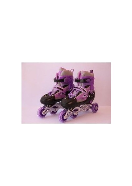 Can Sport Silikon Teker Paten 34-37 Mor