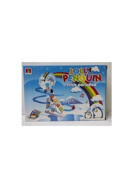 Oyuncak Penguen Kaydıraklı Işıklı Sesli Dön Dolaş Kaydıraklı Merdivenli Penguen