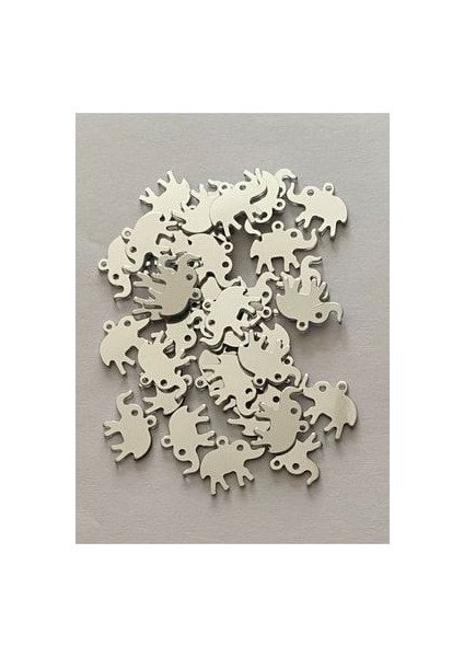 Oya, Abiye, Halhal, Bileklik, Kolye Vb. Pleksi Metalik Kaplama (Kalın) Plastik El Işleme Pul. 20GR.