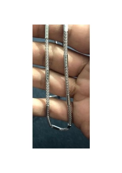 Paslanmaz Çelik Küp Kral Model Kolye 2 ml Unisex 60 Sm