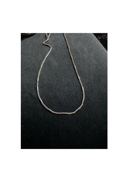 Paslanmaz Çelik Küp Kral Model Kolye 2 ml Unisex 60 Sm