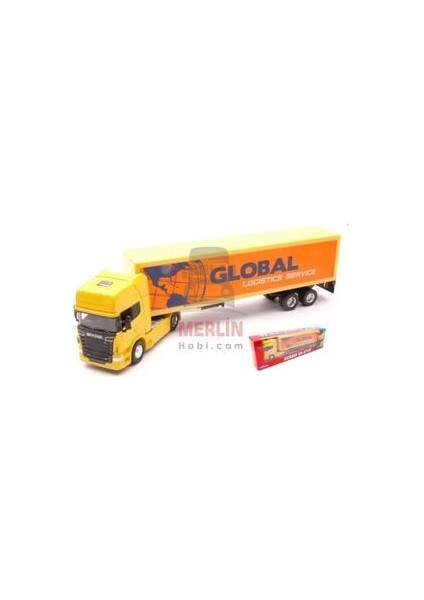 1/64 - Scania 4x2 ve Dorse Welly Tır Çekici