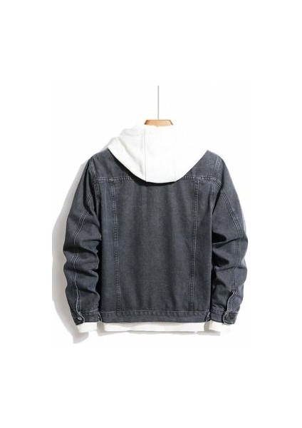 Erkek Gri Slim Fit Kot Ceket fiyatları