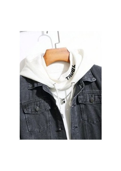 Erkek Gri Slim Fit Kot Ceket indirimleri