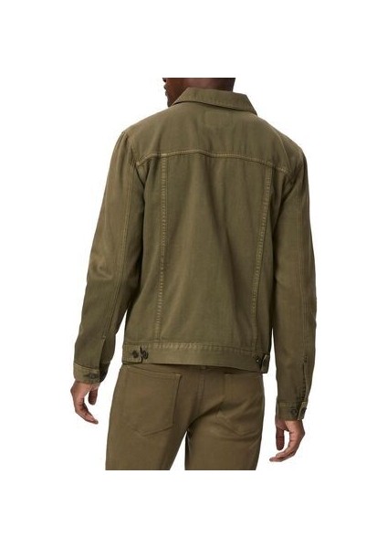 Erkek Düğmeli Çift Cepli Gabardin Açık Yeşil Ceket fiyatları