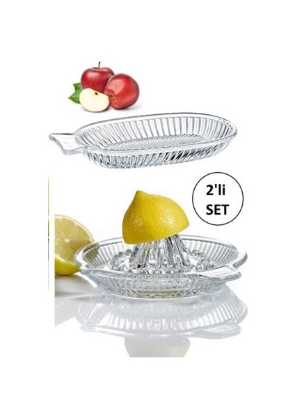 2'li Cam Elma Rendesi & Limon Sıkacağı