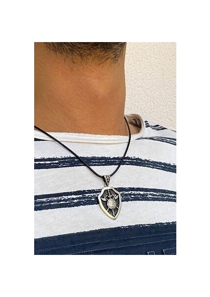 Savaş Sanatı Model Gümüş Erkek Kolye