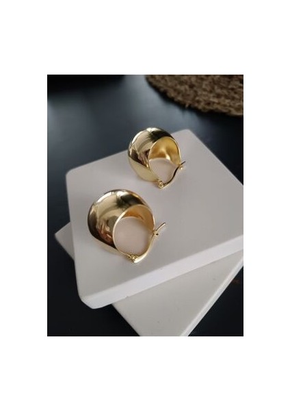 Bombeli Gold Küpe Kararmaz fiyatları