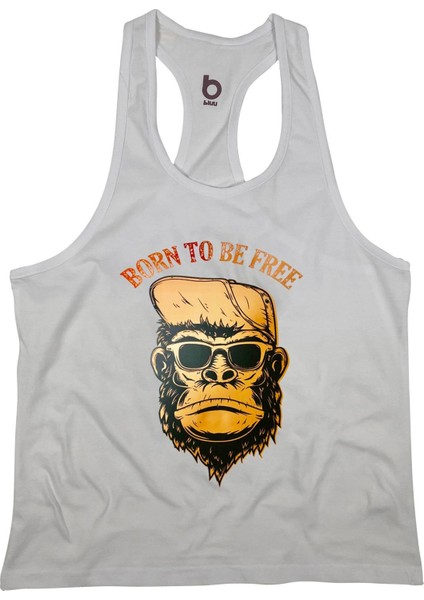 Bornfree Fitness Gym Tank Top Sporcu Atleti