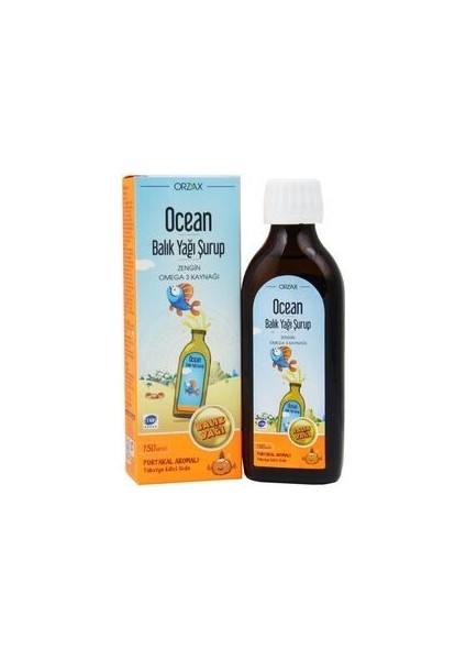 Portakal Balık Yağı Şurup 150 ml