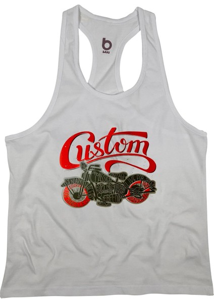 Chopper Fitness Gym Tank Top Sporcu Atleti