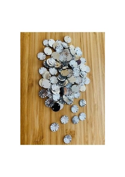 Metalize Sedef Pul 15GR. 12MM. 105-110 Adet.