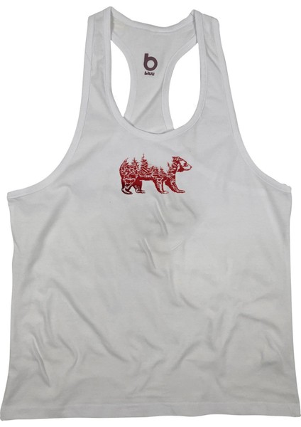 Bearx Fitness Gym Tank Top Sporcu Atleti