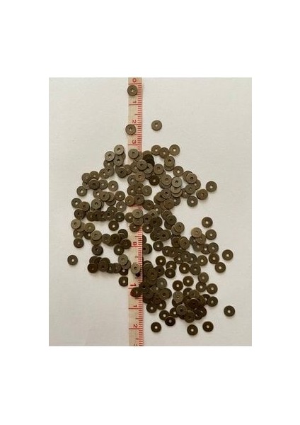 Eskitme Yeşil Oksit Kaplama Paslanmaz Tel Kırma Pul. 5mm. 50GR. fiyatları