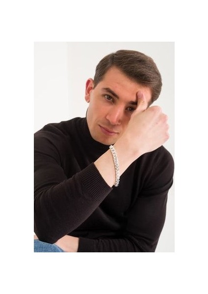 925 Ayar Gümüş El Yapımı Gurmet Bileklik 8.40 mm modelleri