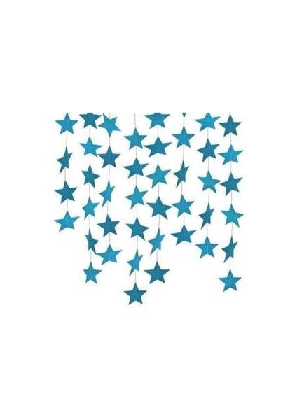 Mavi Asmalı Yıldız Tavan Süslemeleri Ipli Sarkıt Süs fiyatları