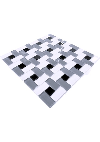 Mutfak Tezgah Arası, Banyo, Havuz, Sauna, Zemin, Duvar ve Tüm Yüzeyleri Için Kristal Cam Mozaik. Cam Ebatı: 23X23X4X4 Mm. File Ölçüsü: 30X30CM. (1 Kutu=11 File=1m2 Fiyatıdır ) fırsatları