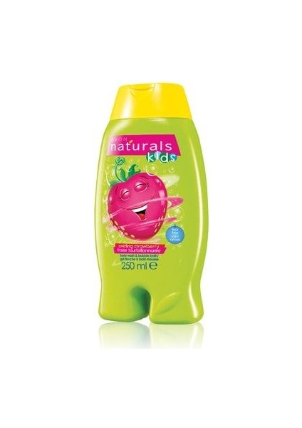 Naturals Kids Çilek Kokulu Vücut Şampuanı ve Banyo Köpüğü - 250ML