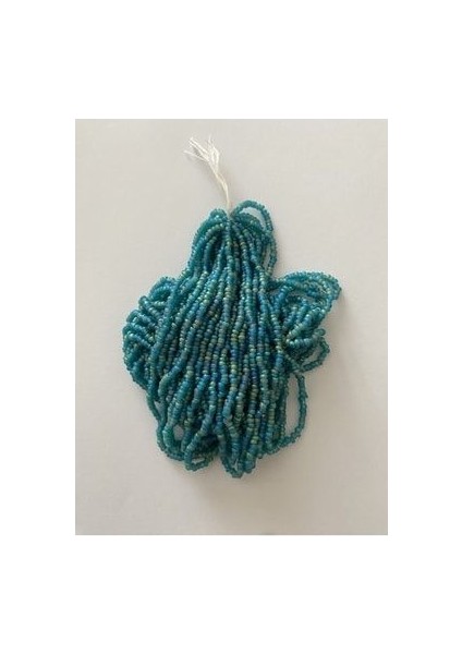 Kum Boncuk Çekoslovakya, Adana, Hapishane Işi, Iğne Oyası ve Işleme Boncuğu 12DIZI Mavi Degrade.