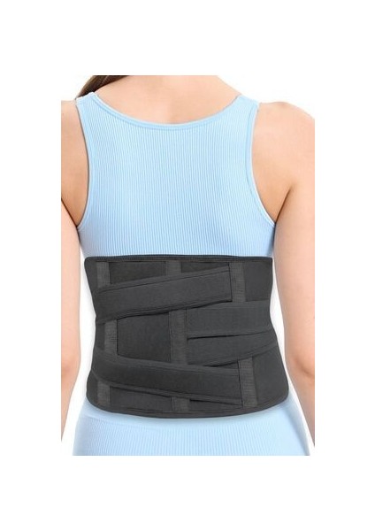 Lumbosakral Fıtık Bel Kayması Balenli Ortopedik Korse Süngerli Cırtlı Bel Destek Korsesi