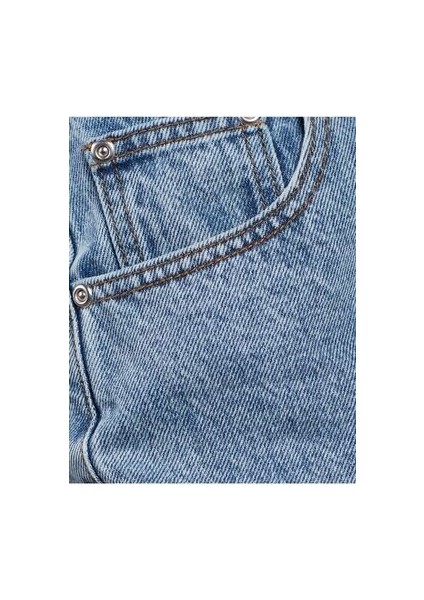 Pera Kar Mavi Mom Jean Kadın Boyfriend Yüksek Bel Likralı Kot Pantolon fırsatları