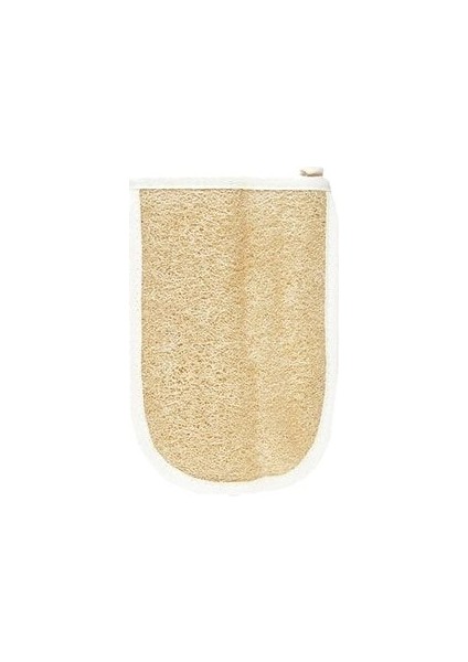 Doğal Kabak Lifi Kare El Geçmeli Ipli Vücut Kesesi