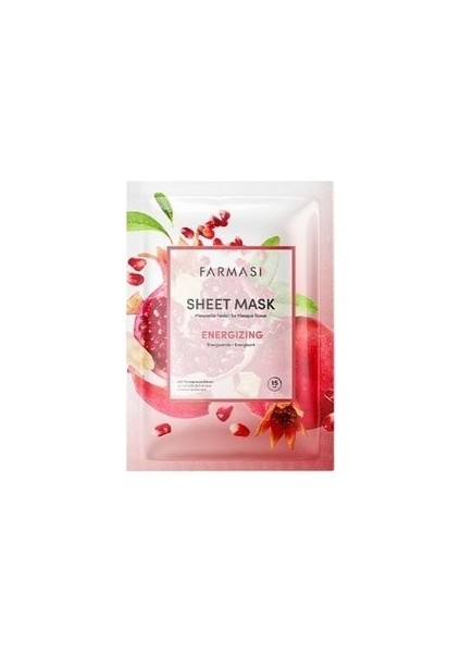 Energızıng Narlı Kağıt Maske