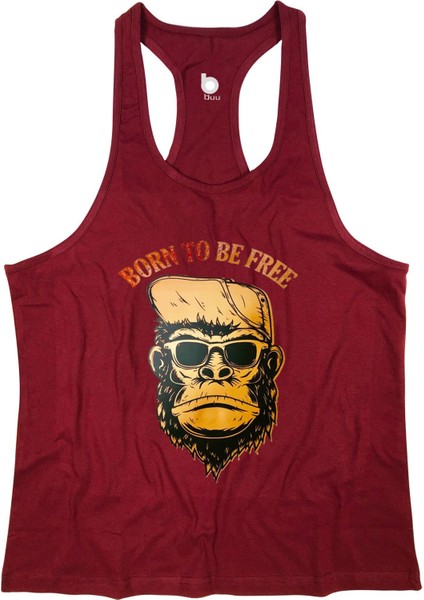 Bornfree Fitness Gym Tank Top Sporcu Atleti